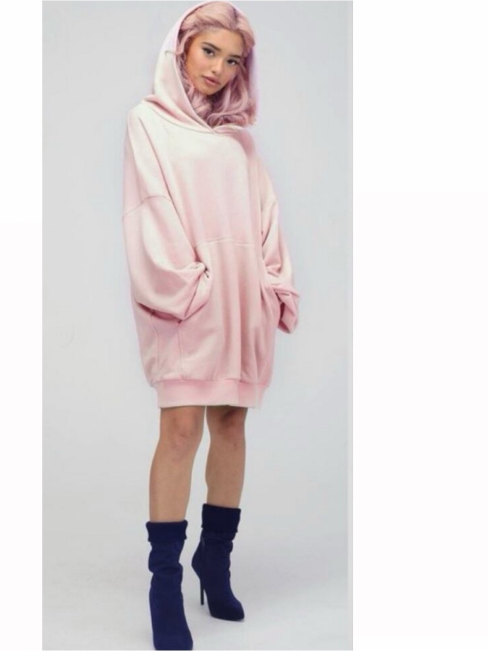 Selkie Pink Frosting Pillow Hoodie Size Small Baggy Gorpcore Oversized